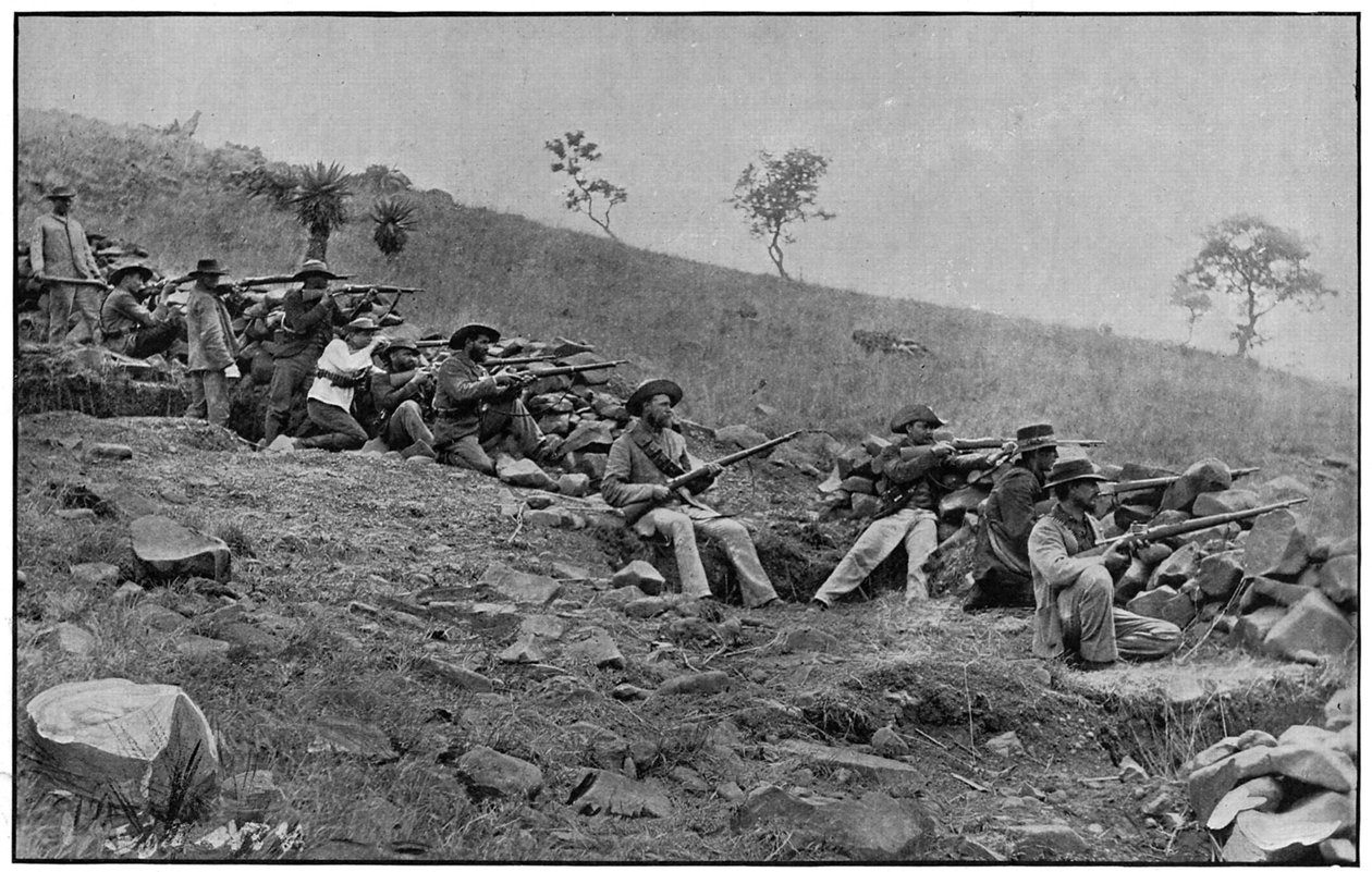 Boers sitiando Ladysmith, 2ª Guerra Bóer, 1899-1900 de Unbekannt