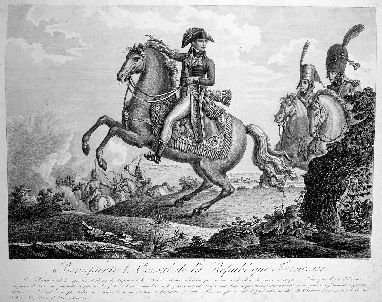Bonaparte 1er Cónsul de la República Francesa, siglo XIX de Unbekannt