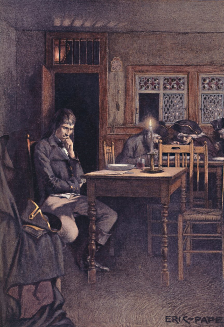 Bonaparte en 1792 como un frecuentador de un restaurante de seis sous en París, 1896 de Unbekannt