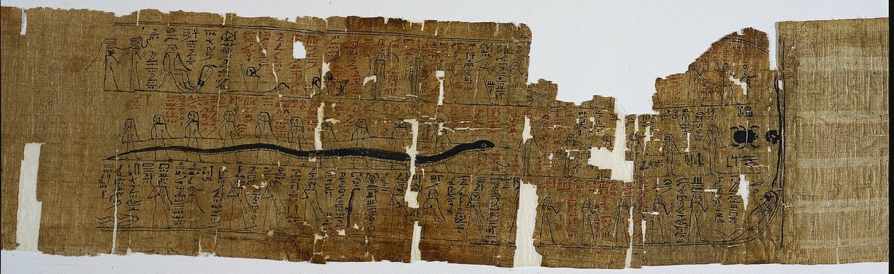 Libro de Amduat, quizás de Bakenmut, con elementos de la décima a la duodécima hora, 1000-900 a.C. de Unbekannt
