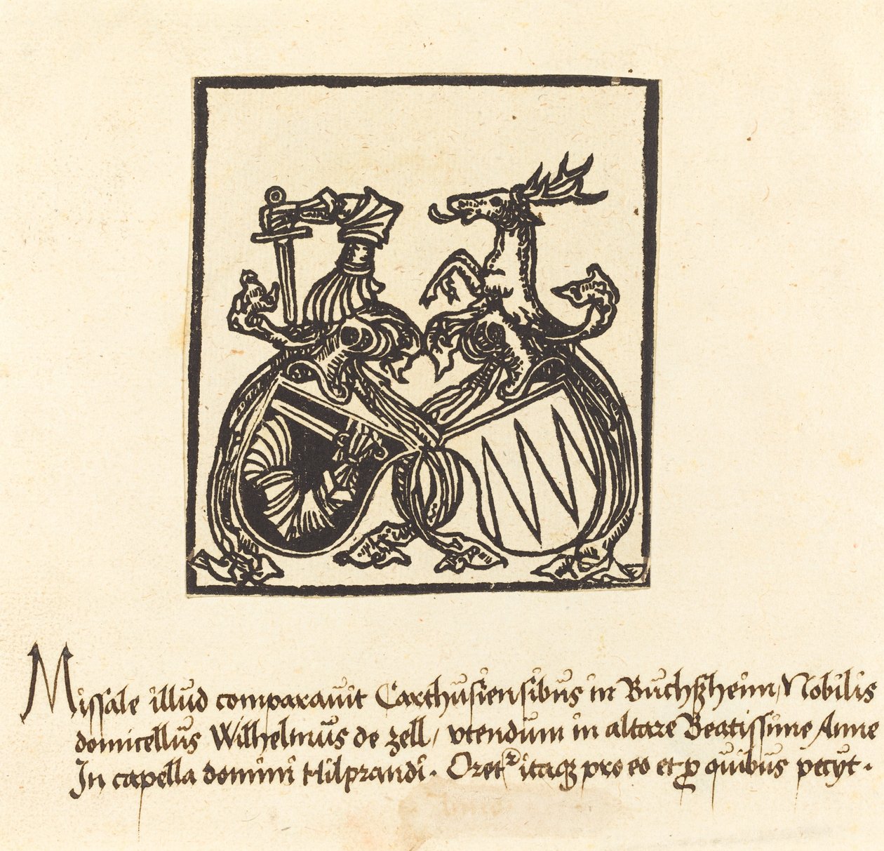 Exlibris de Wilhelm von Zell de Unbekannt