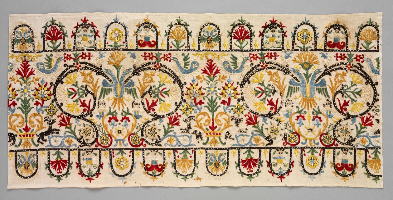 Franja de borde de una falda, 1600s - 1700s de Unbekannt