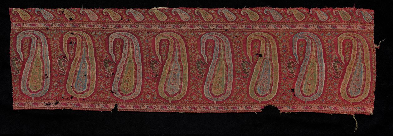 Borde de un Chal, 1800s de Unbekannt