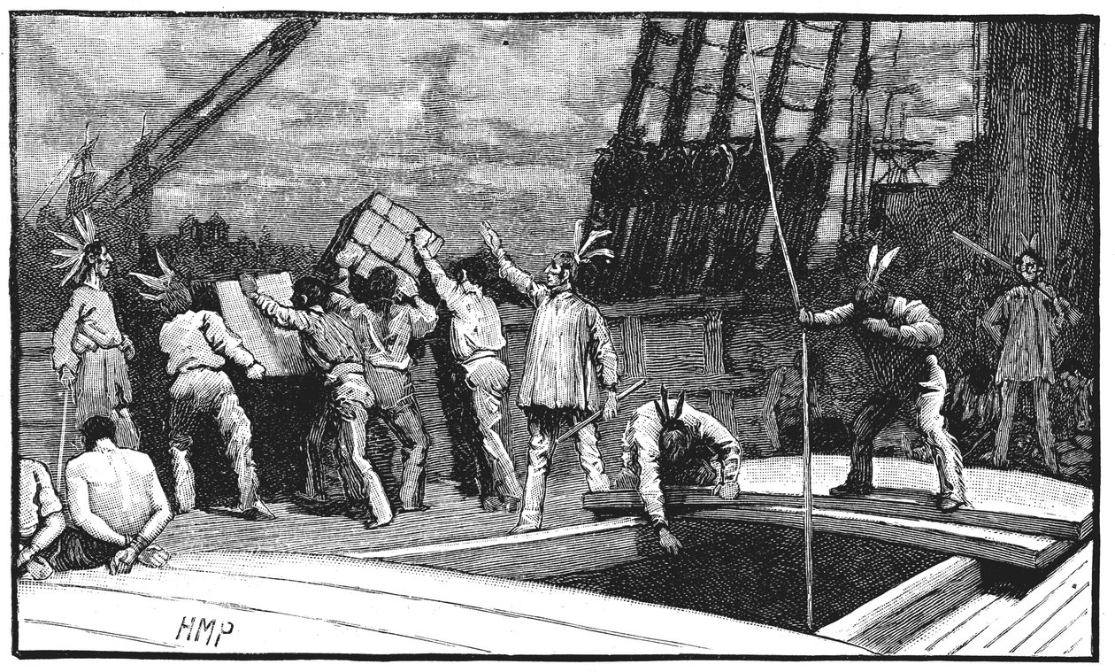 Fiesta del Té de Boston, 26 de diciembre de 1773 de Unbekannt