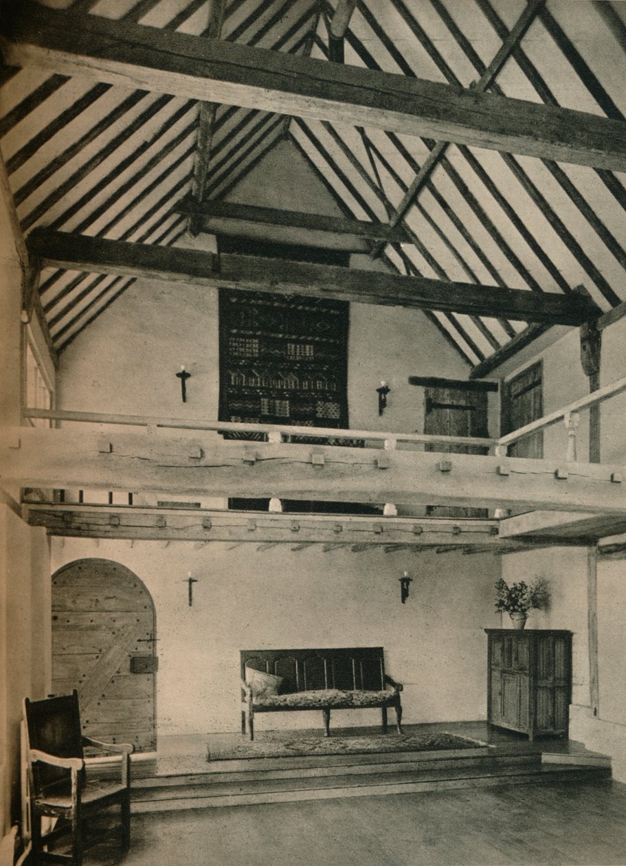 Granja Boxhurst, Kent: Fin de la sala de baile. Restaurada y convertida por Oliver Hill, c1928 de Unbekannt