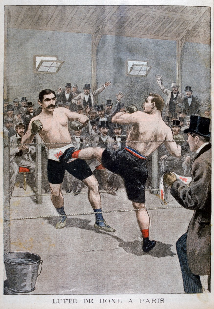 Boxeo en París, 1899 de Unbekannt