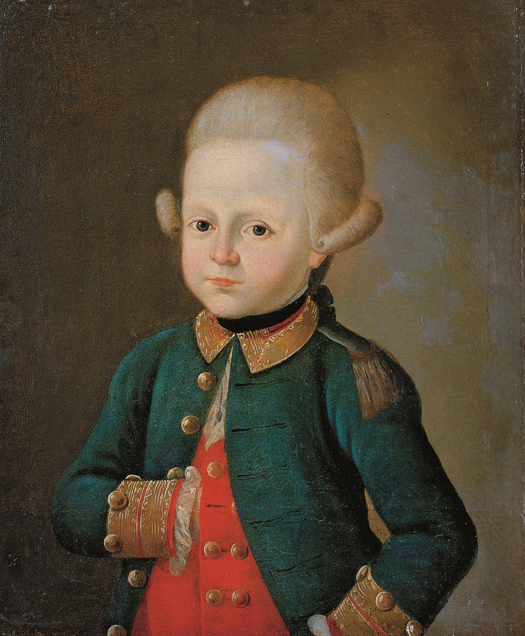 Niño cabo del Regimiento Preobrazhensky, finales de 1760s de Unbekannt