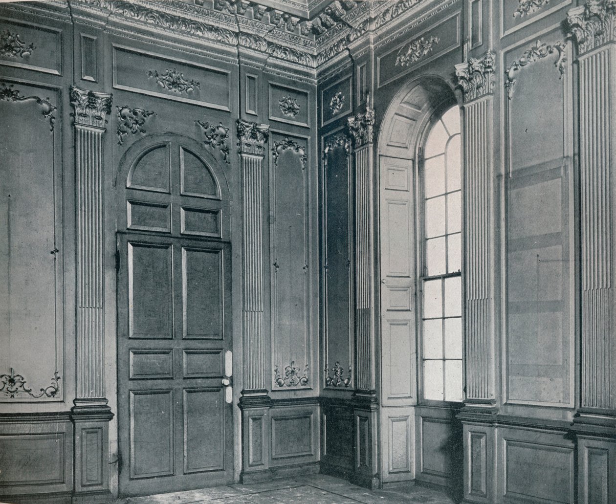 Casa Bradmore: Sala principal en el primer piso, 1916 de Unbekannt