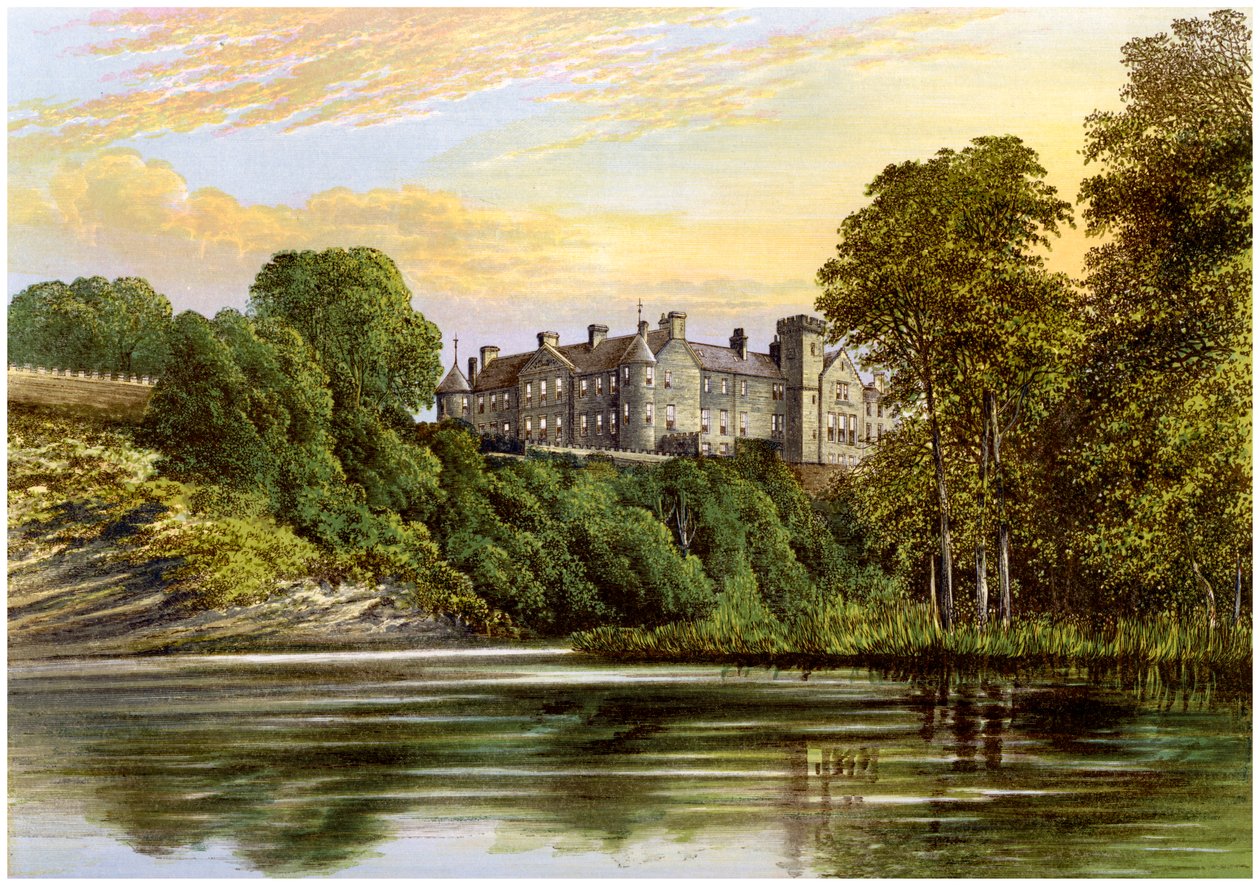 Castillo de Brechin, Brechin, Angus, Escocia, hogar del Conde de Dalhousie, c1880 de Unbekannt