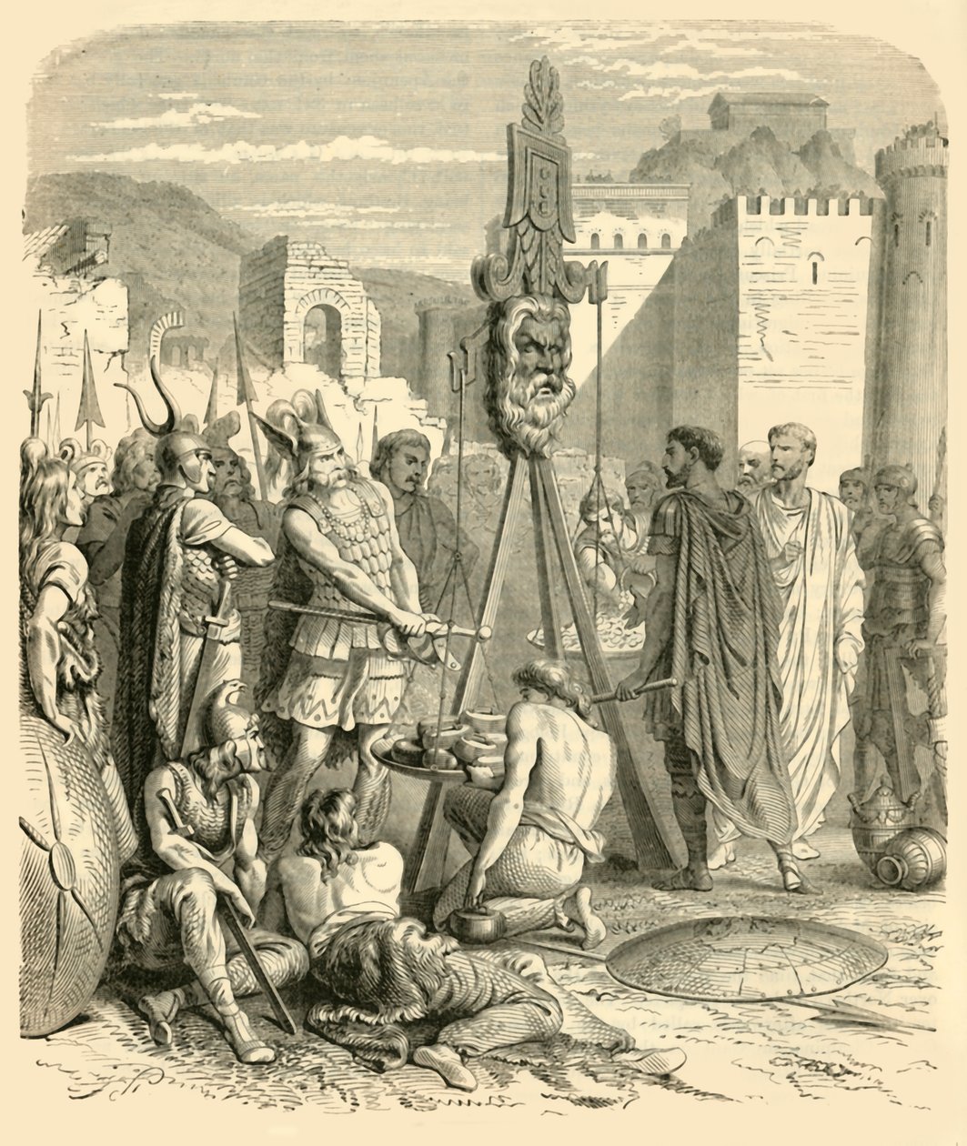Brennus en Roma, 1890 de Unbekannt