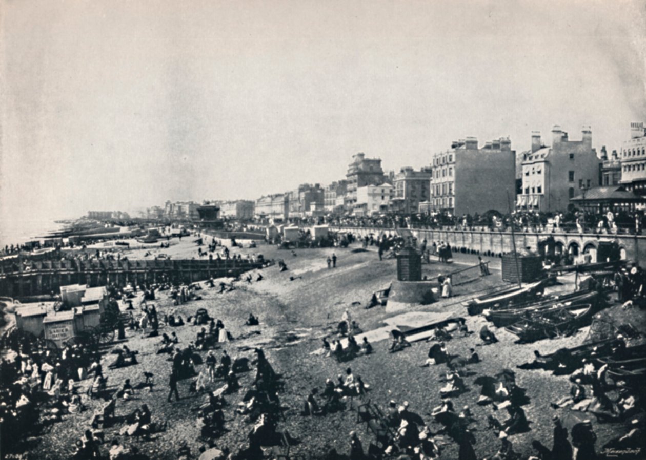 Brighton - Un largo tramo de la playa de Unbekannt