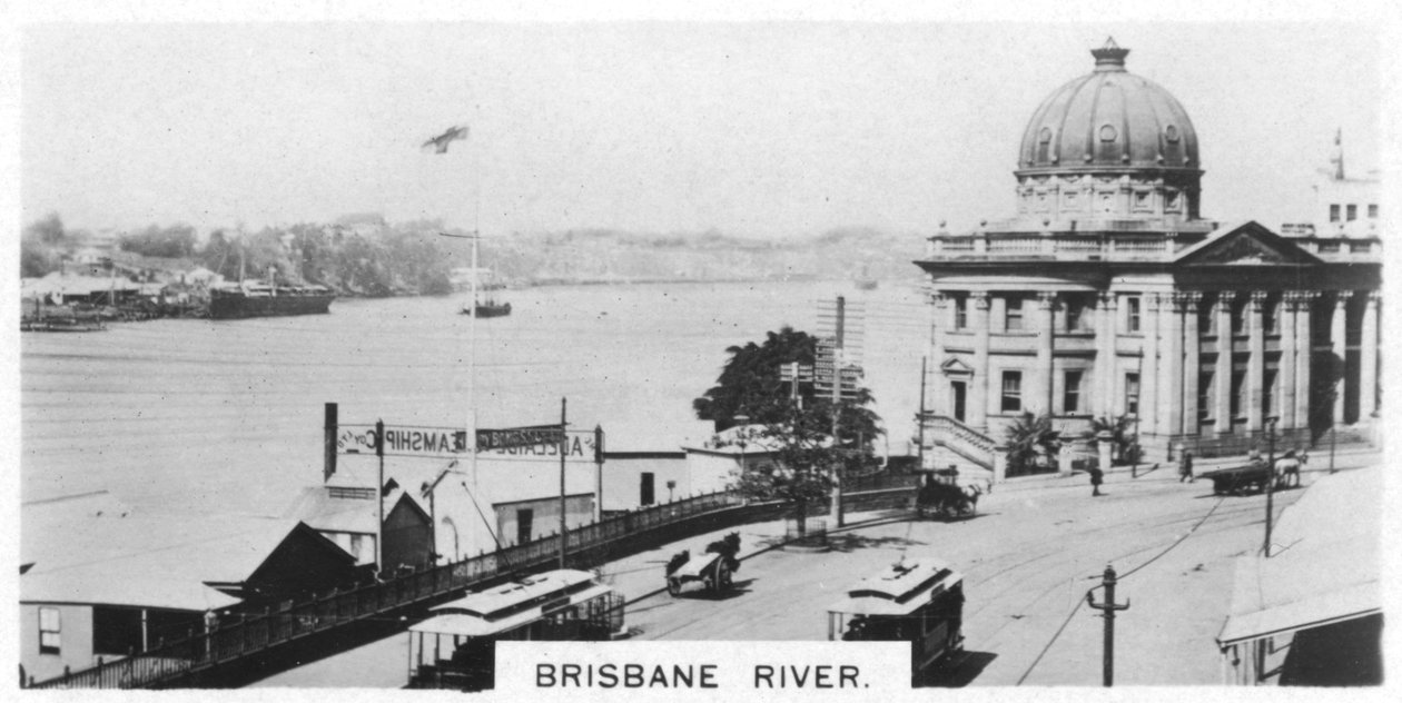 Río Brisbane, Queensland, Australia, 1928 de Unbekannt