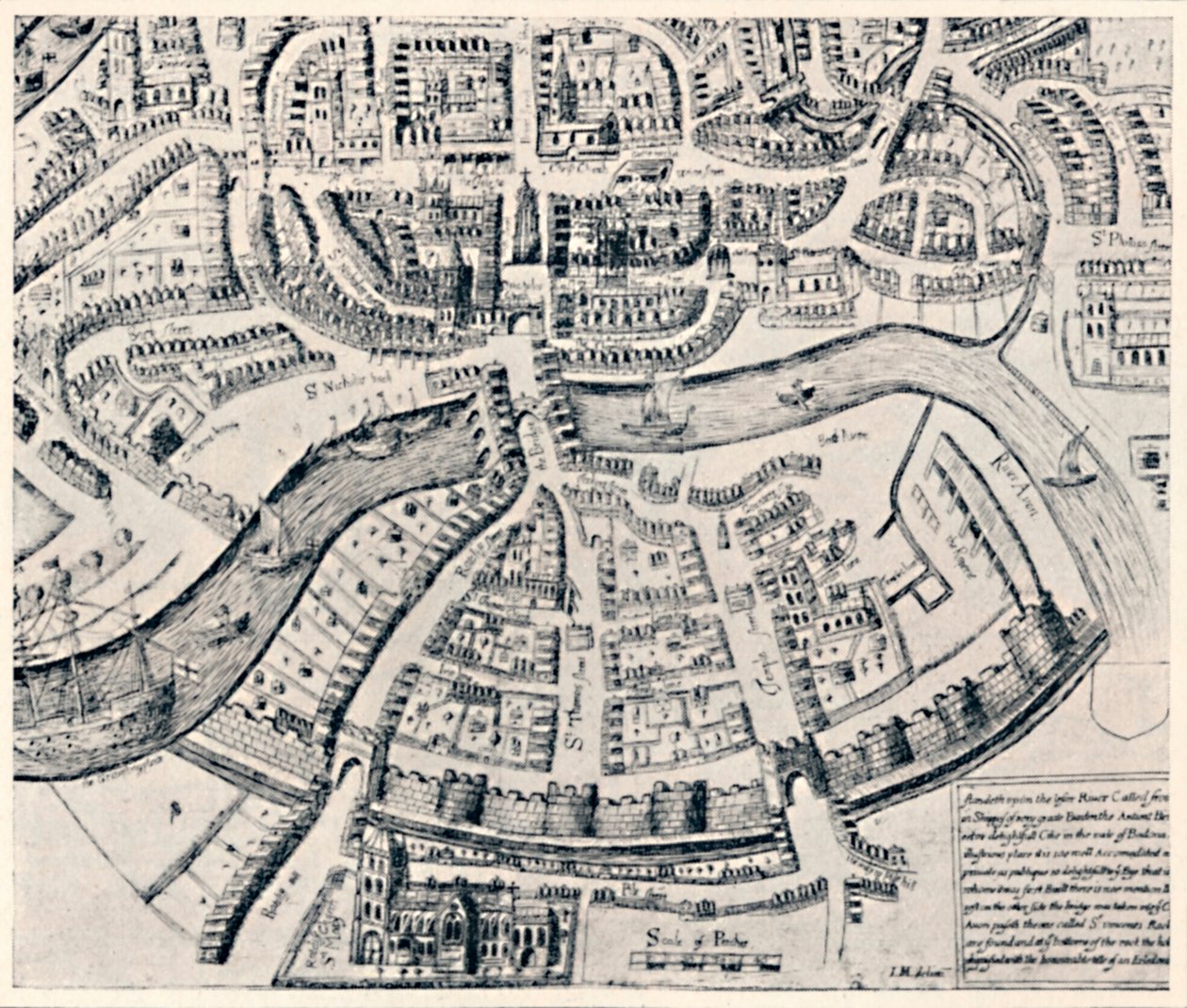 Bristol en 1670 de Unbekannt