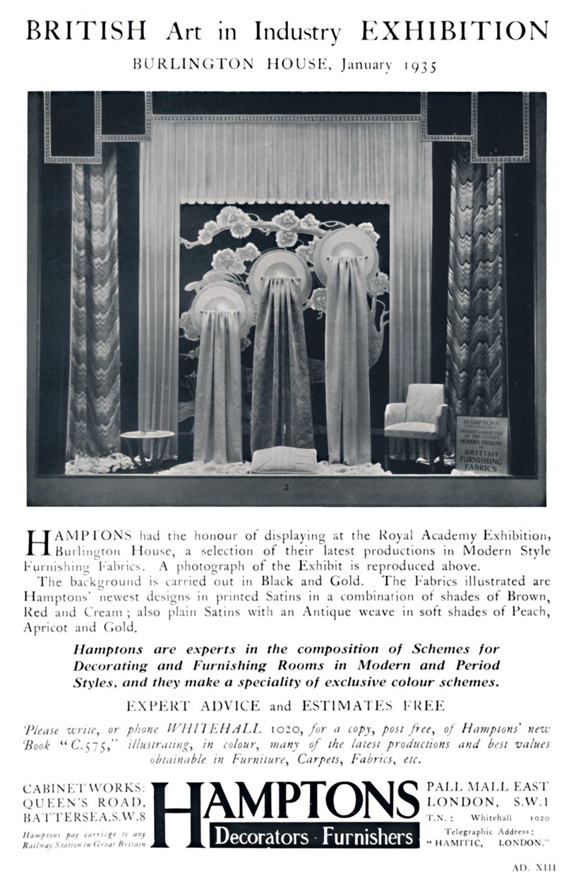 Exposición de Arte Británico en la Industria - Burlington House, enero, 1935 de Unbekannt