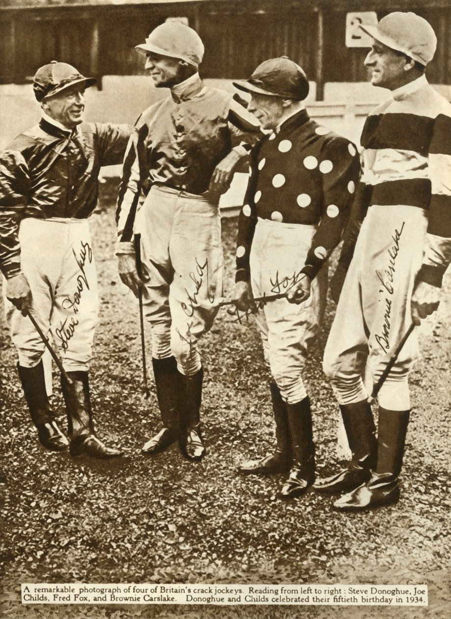 Jockeys británicos de Unbekannt