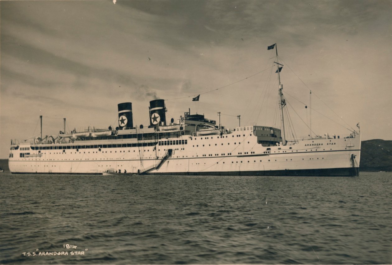 Barco de pasajeros británico SS Arandora Star de la Blue Star Line, 1936 de Unbekannt