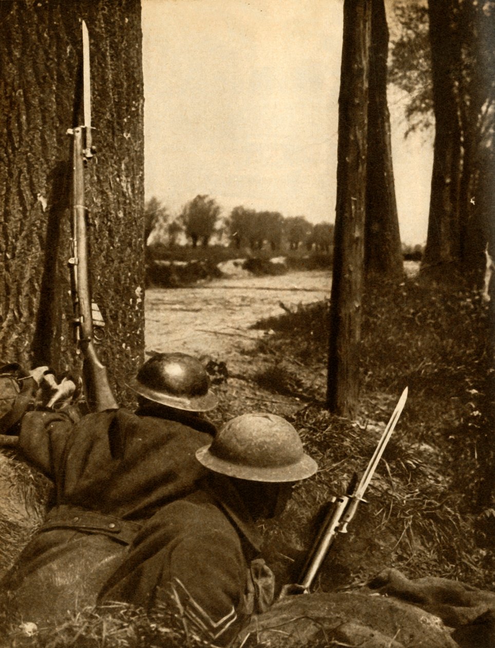 Tropas británicas en la línea del frente, Francia, Primera Guerra Mundial, 1914-1918, 1933 de Unbekannt