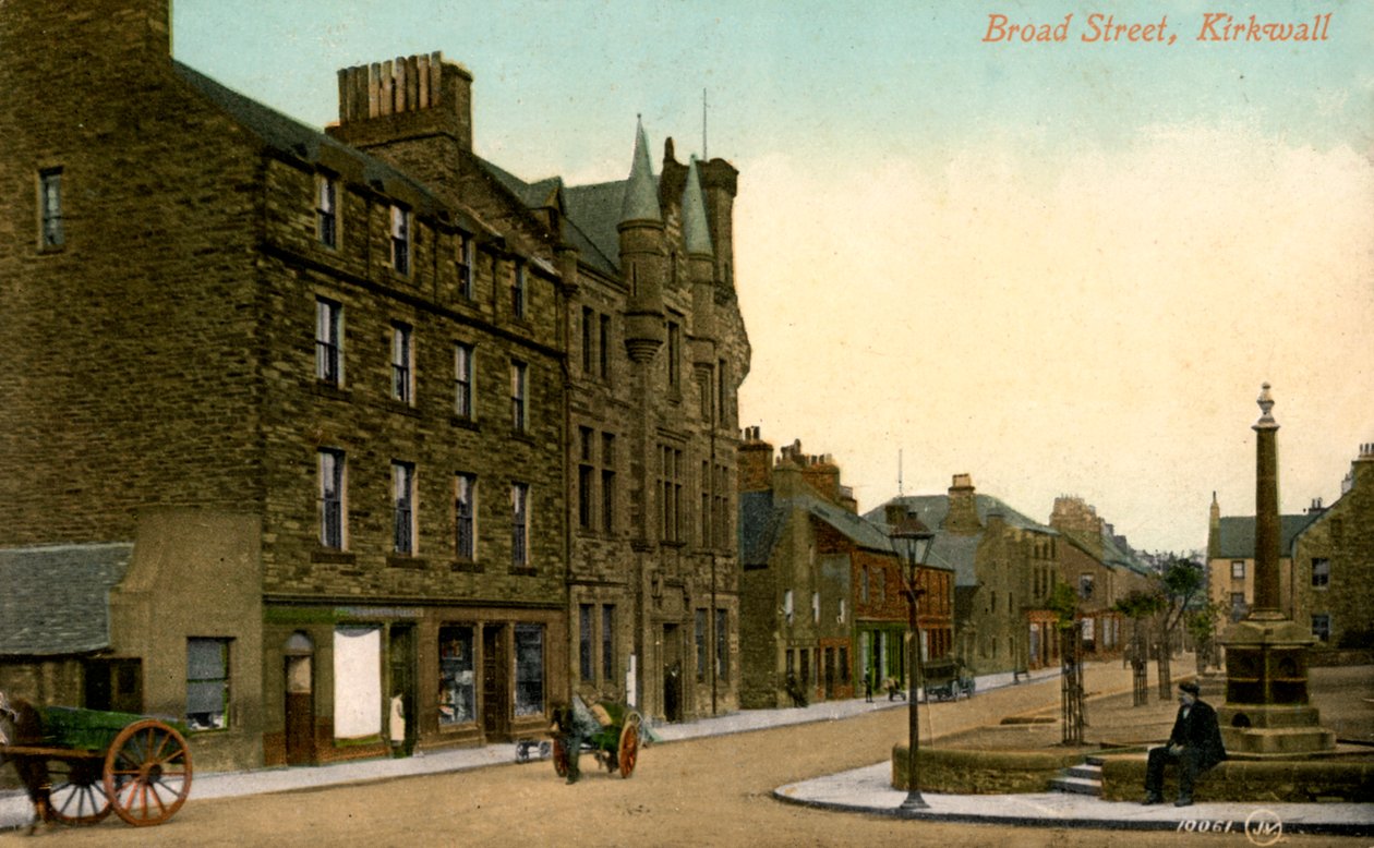 Calle Broad, Kirkwall, Orkney, Escocia, siglo XX de Unbekannt