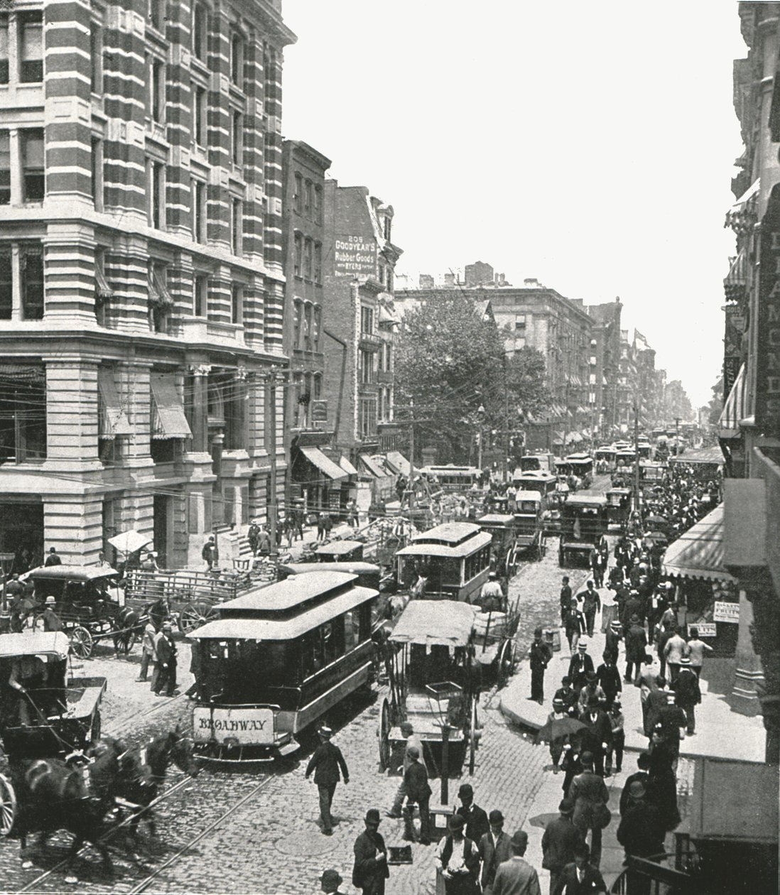 Broadway, Nueva York, EE.UU., 1895 de Unbekannt