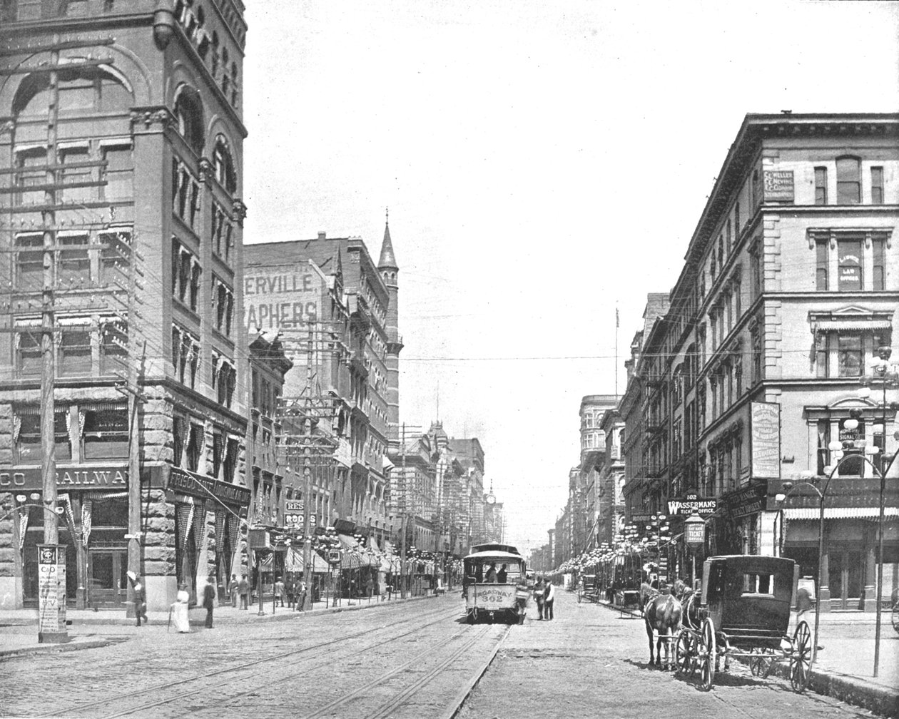 Broadway, norte desde Chestnut Street, St. Louis, Missouri, EE.UU. de Unbekannt