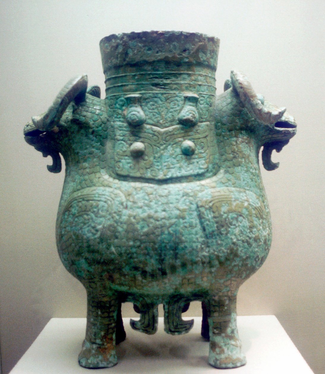 Vasija ritual de bronce, dinastía Shang, China, siglo XII a.C. de Unbekannt