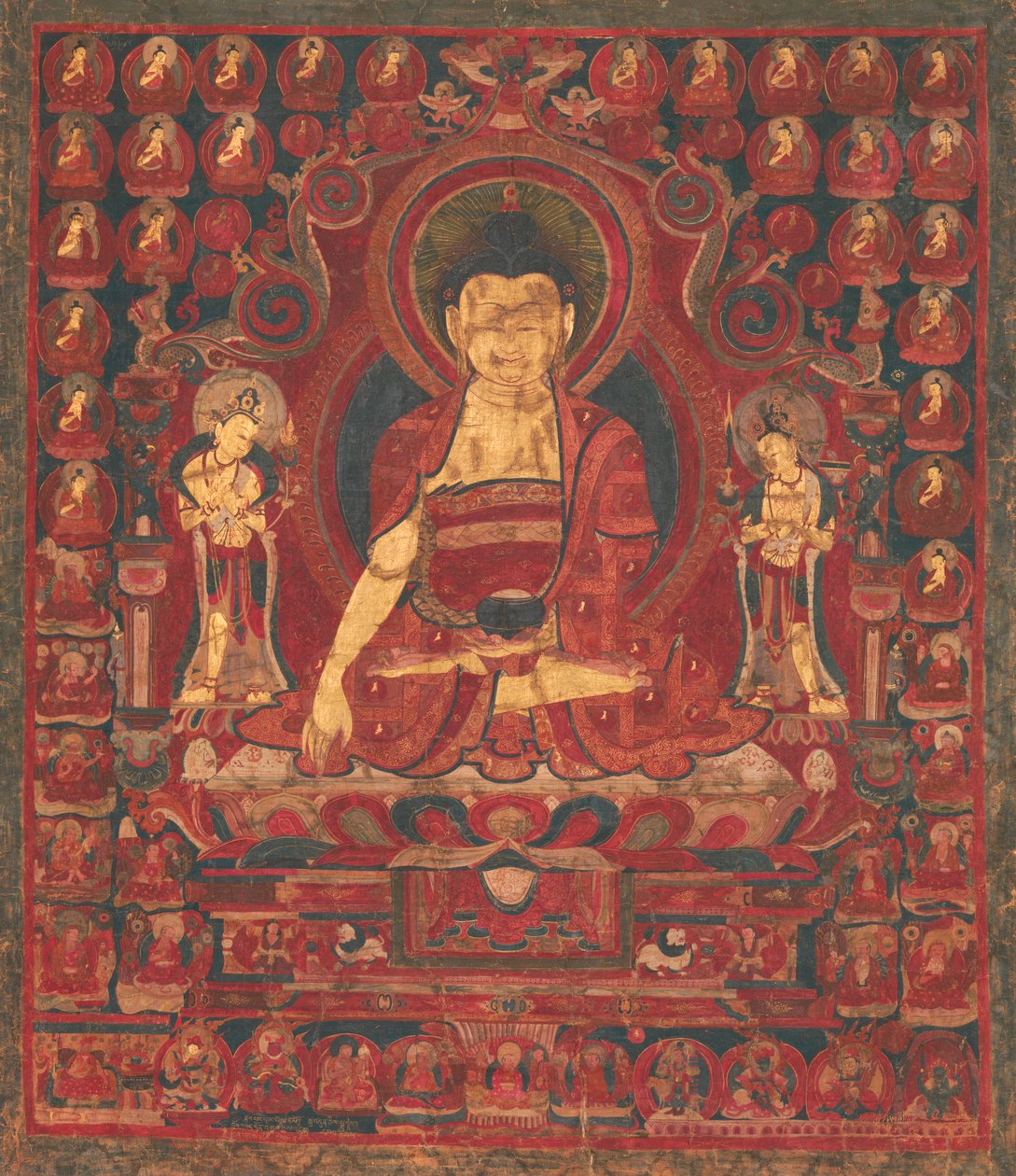 Buda Shakyamuni como Señor de los Munis, mediados del siglo XVII de Unbekannt