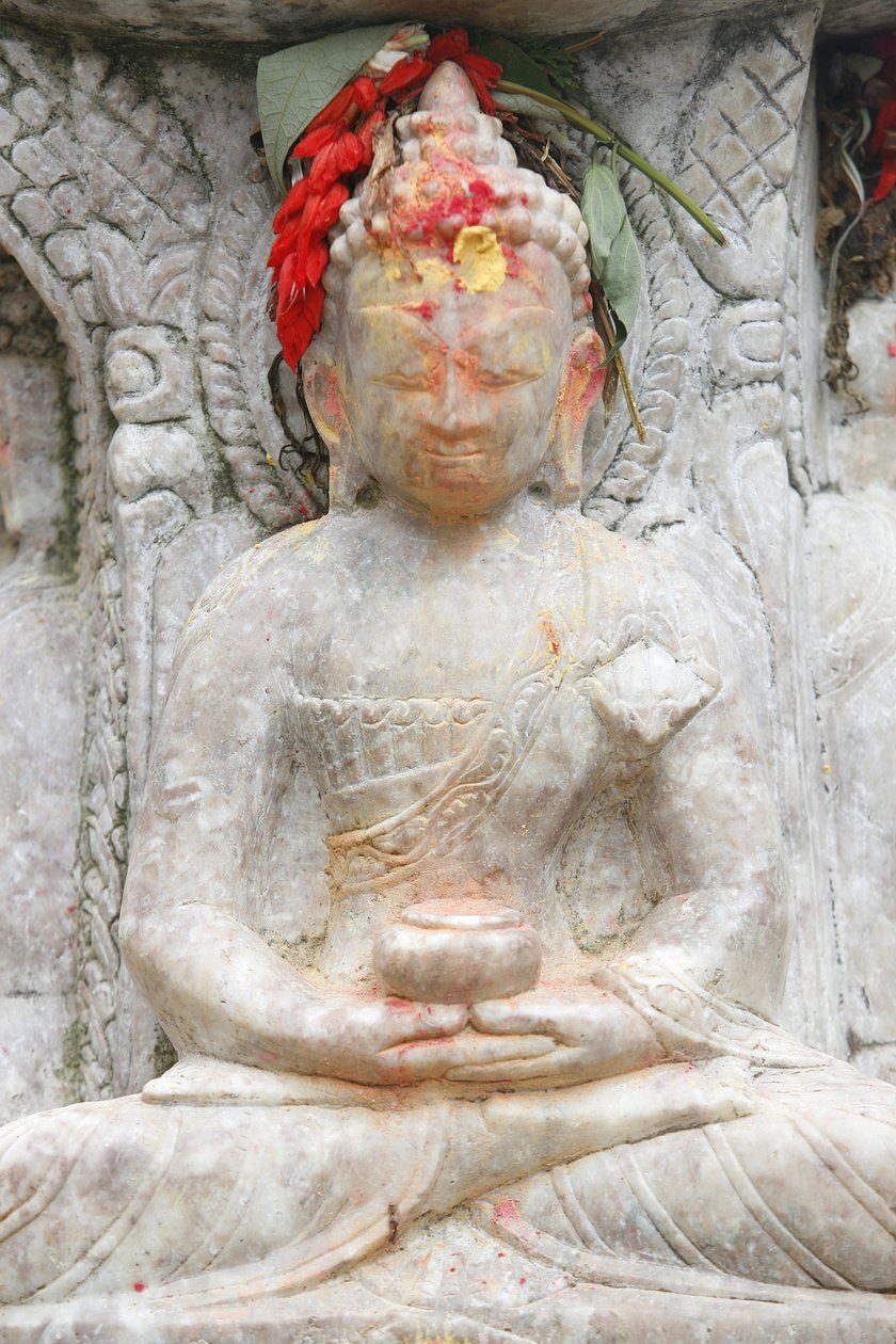 Buda de la meditación, Kirtipur, Nepal de Unbekannt