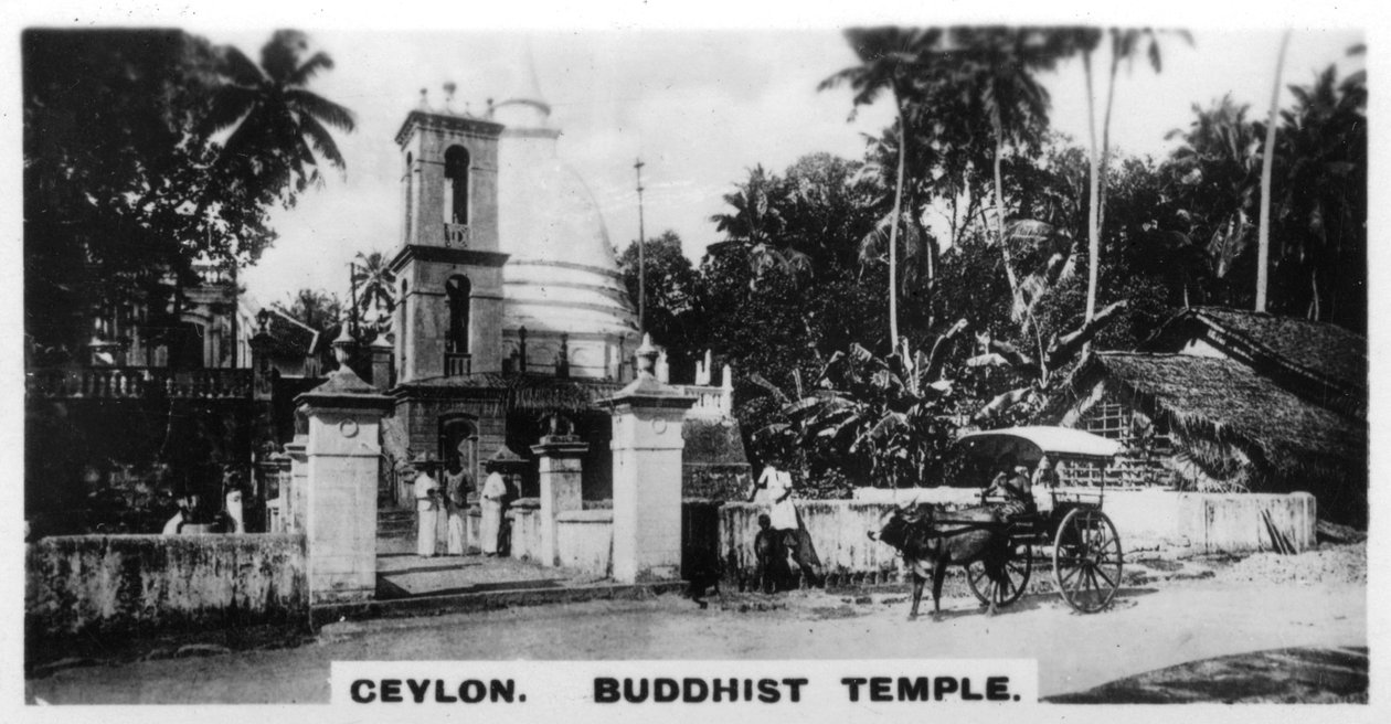 Templo budista, Ceilán, c1925 de Unbekannt