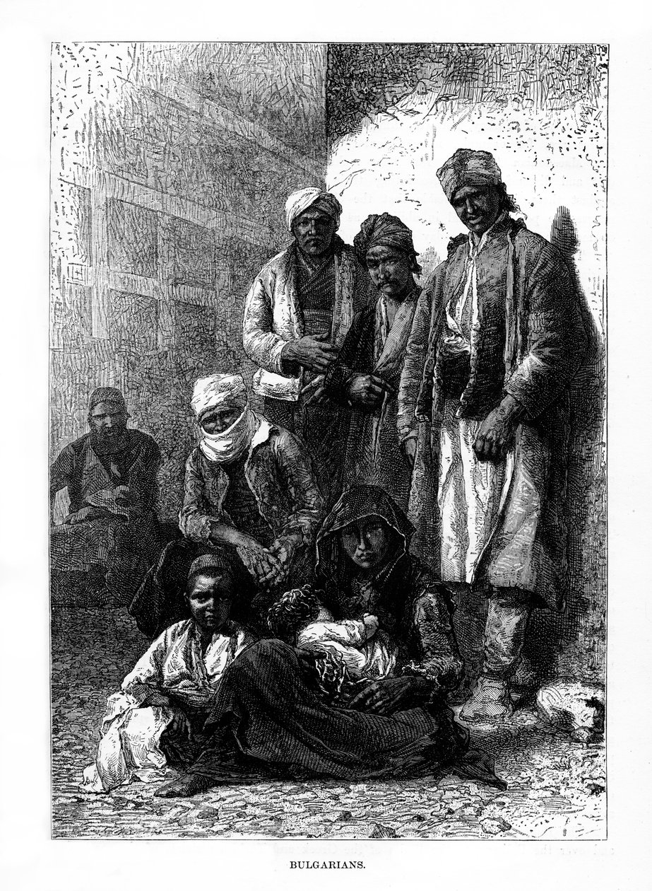 Búlgaros, siglo XIX de Unbekannt