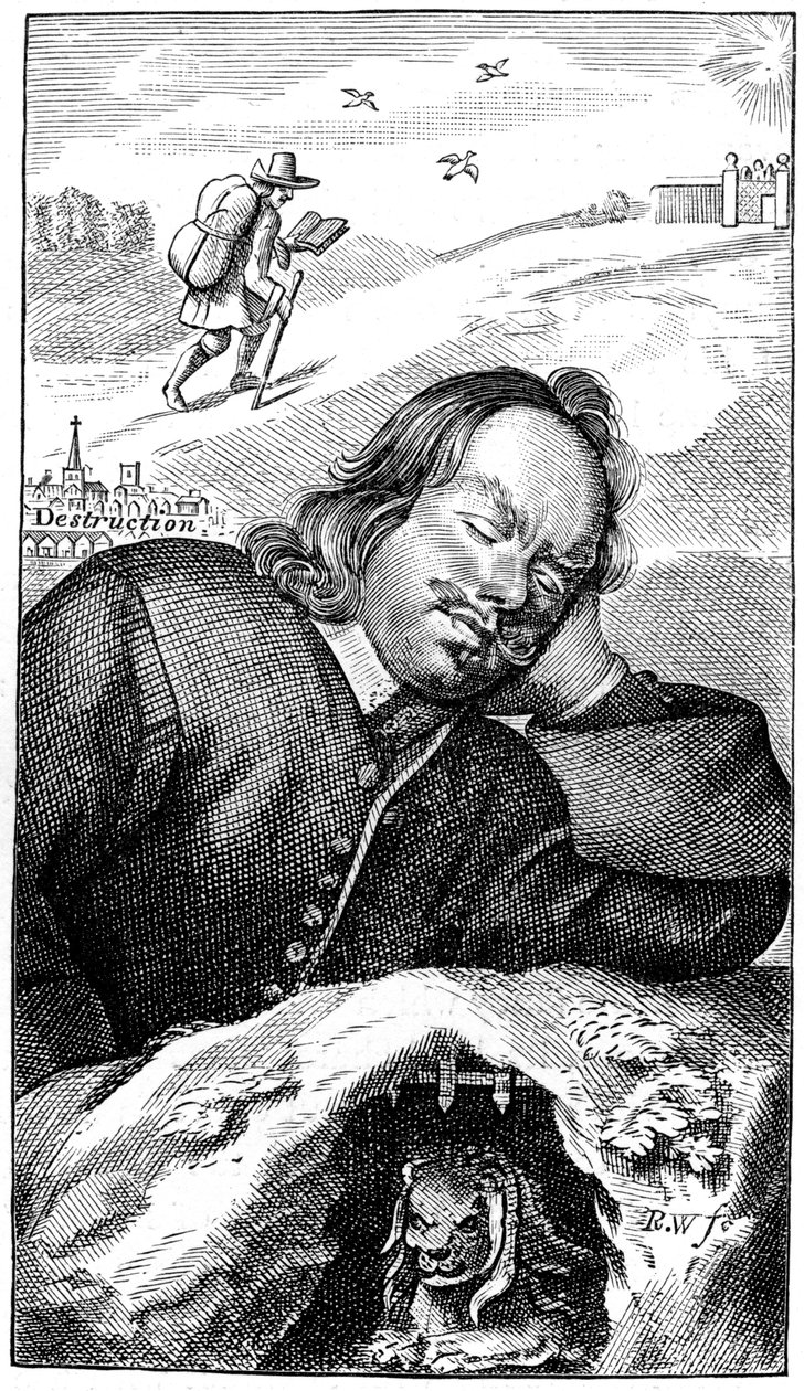 El Sueño de Bunyan, 1680, 1893 de Unbekannt