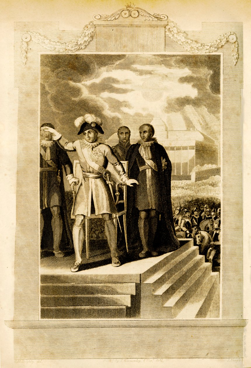 Bonaparte en el Campo de Mayo, 1816 de Unbekannt