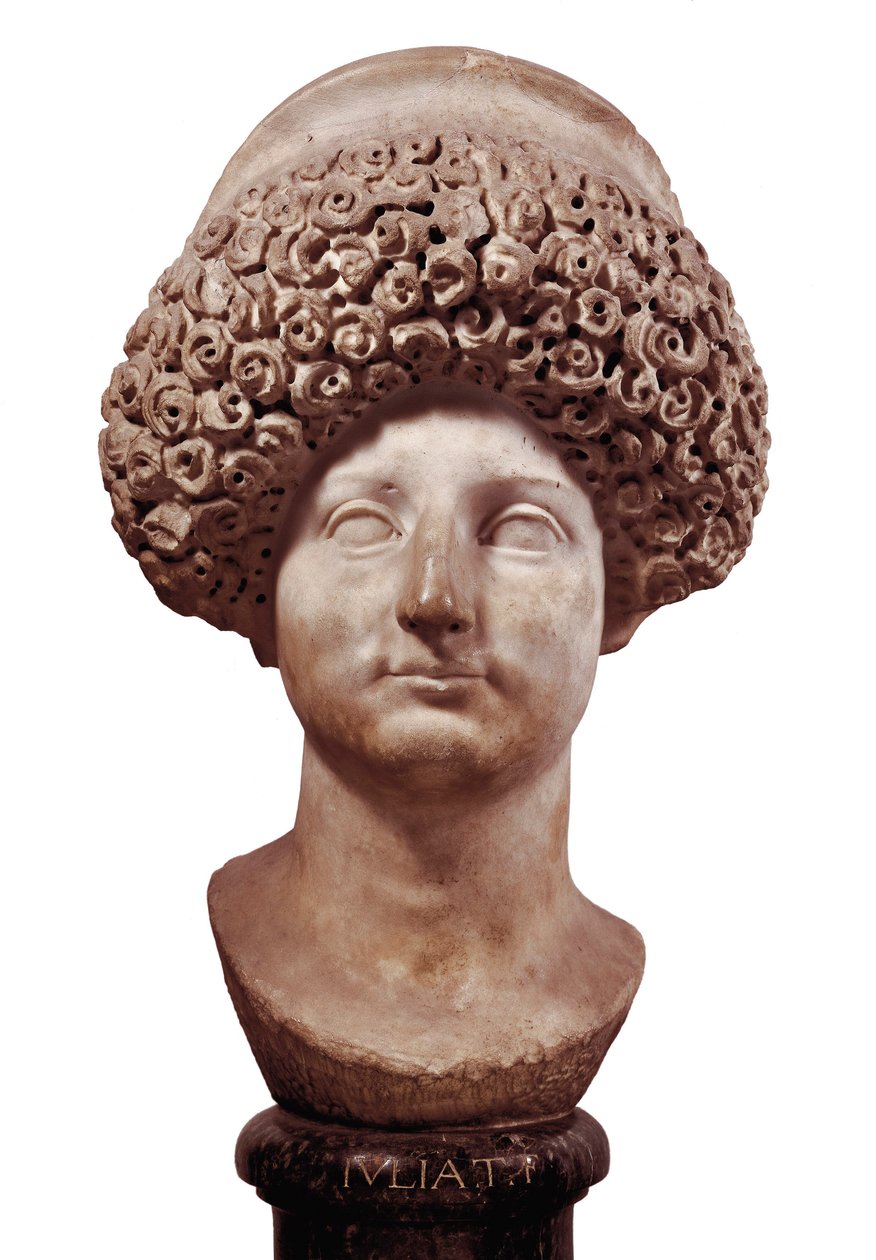 Busto de Julia T.F., arte romano de Unbekannt