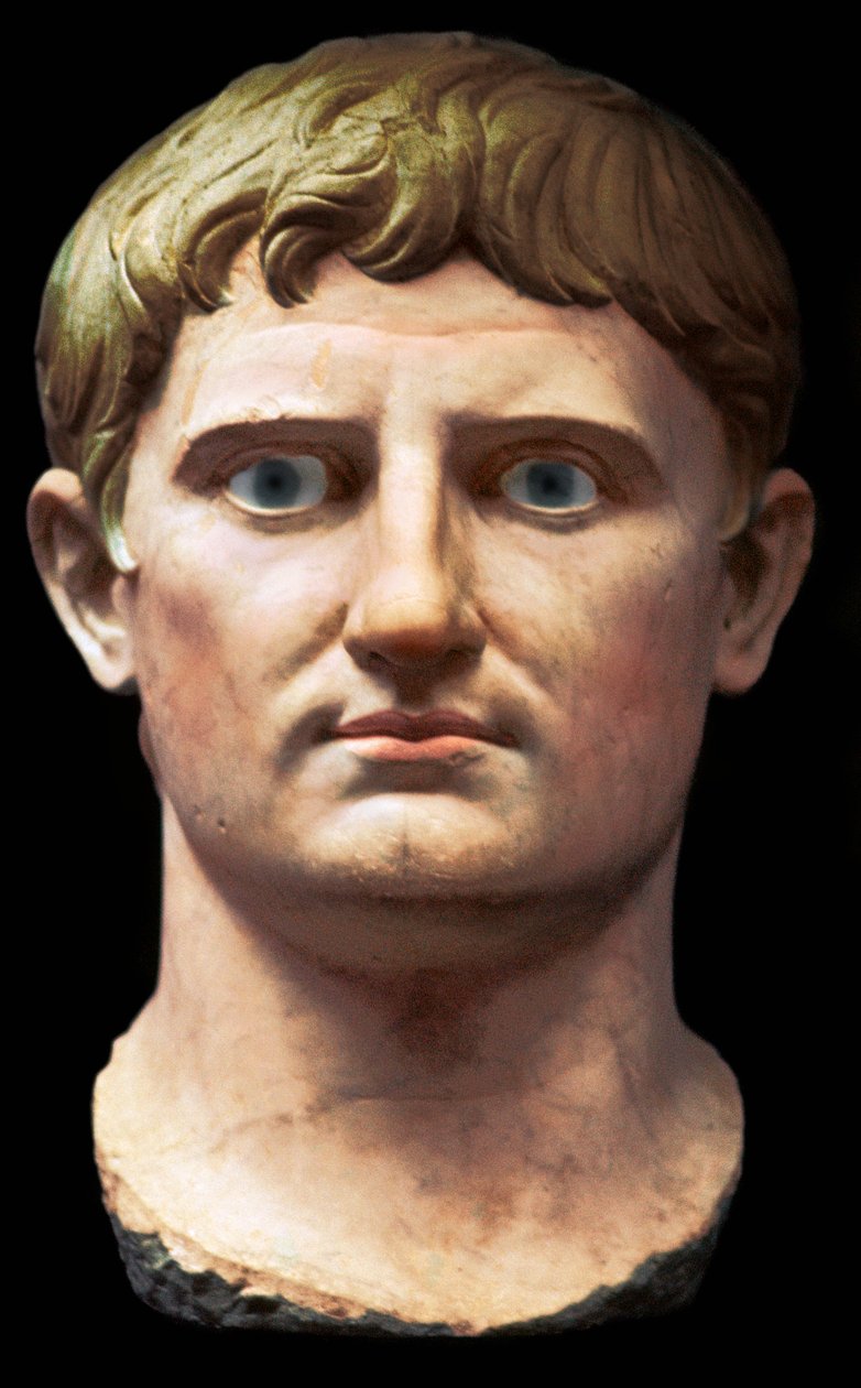 Busto del emperador romano Augusto, siglo I a.C. de Unbekannt