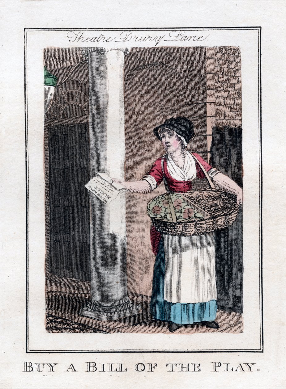 Compra un boleto de la obra, Teatro Drury Lane, Londres, 1805 de Unbekannt