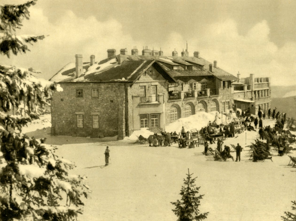 Estación de teleférico, montañas Rax, Baja Austria, c1935 de Unbekannt