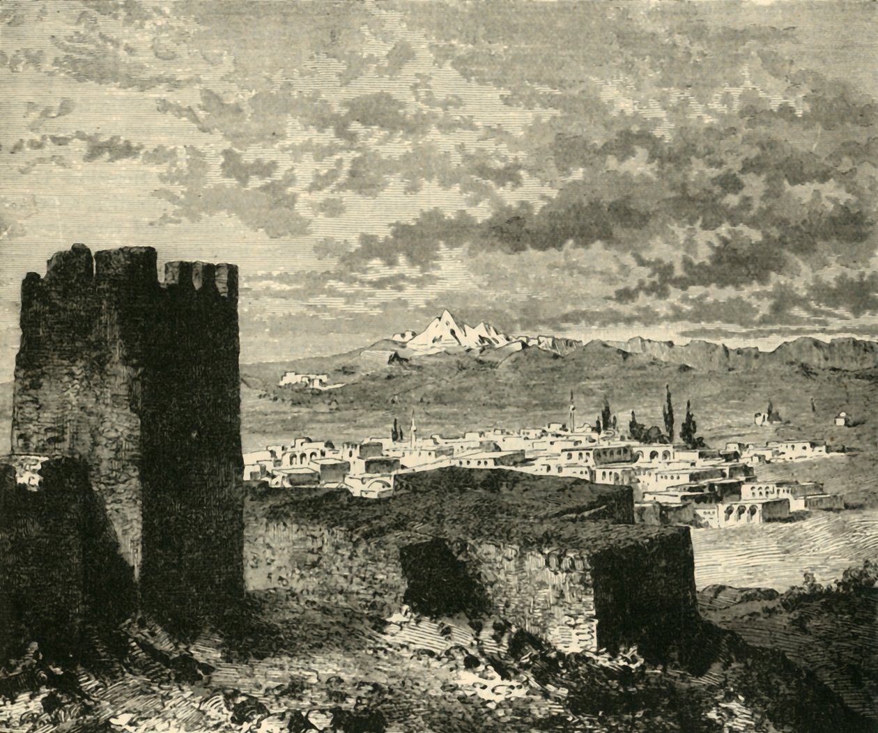 Cesarea, en Capadocia, 1890 de Unbekannt
