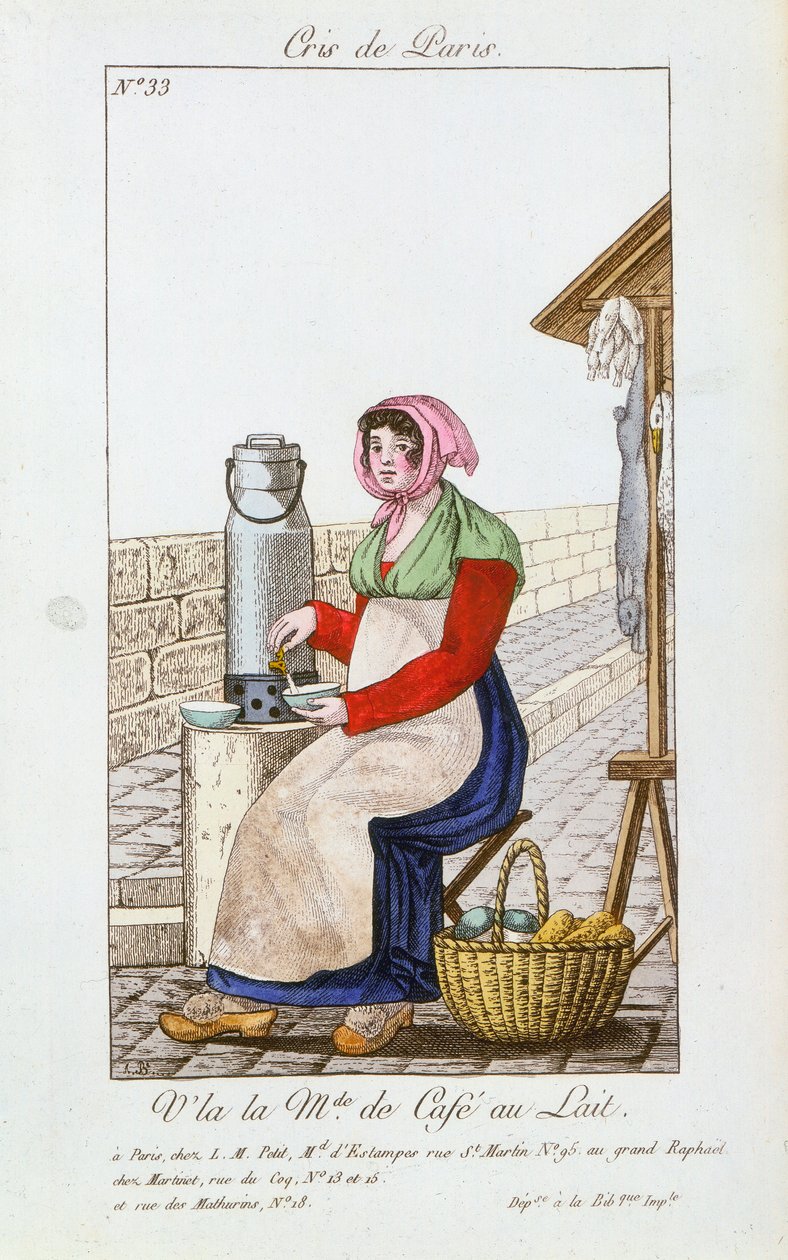 Vendedor de café con leche de Unbekannt