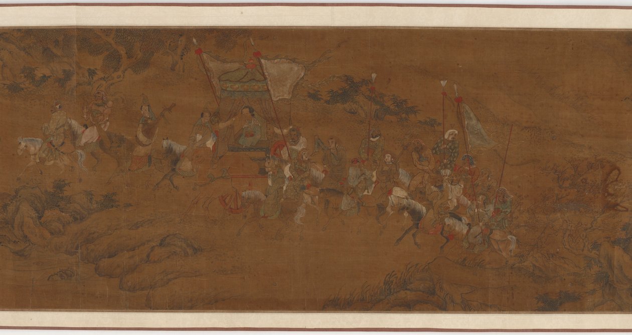 Cai Wenji Regresando a China, siglo XVI-XVII de Unbekannt