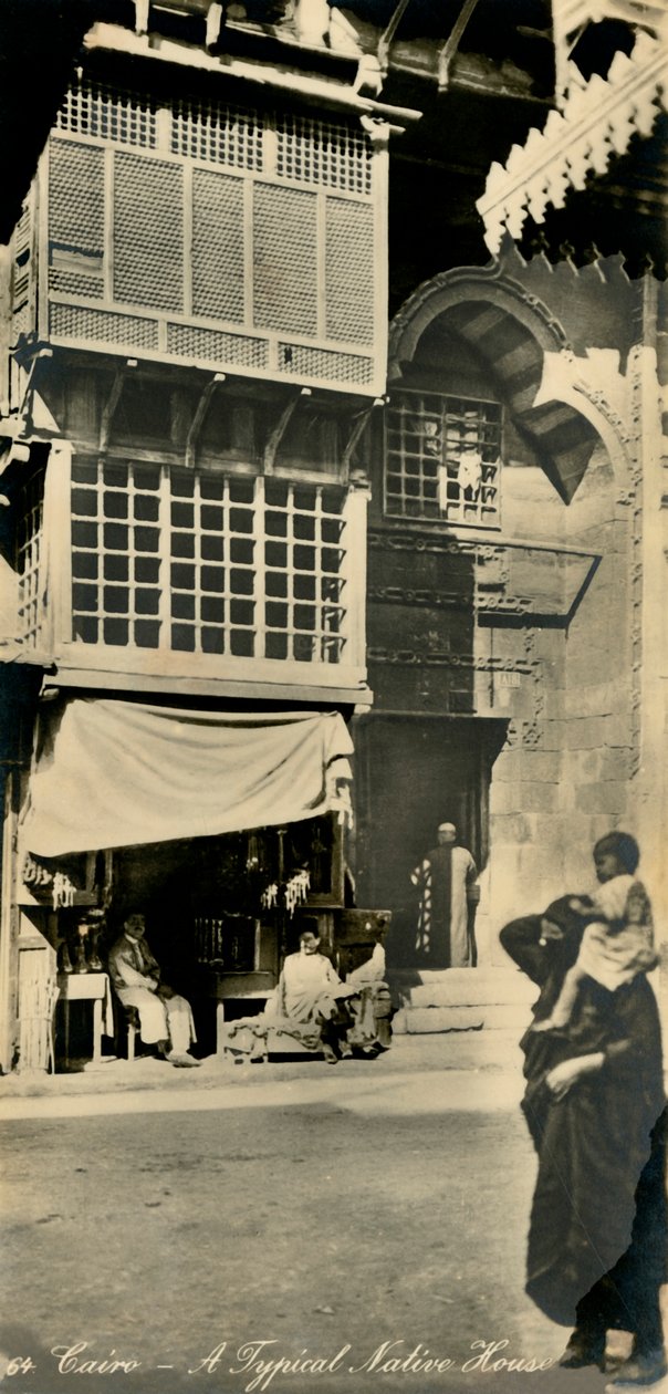 El Cairo - Una casa típica nativa, c1918-c1939 de Unbekannt