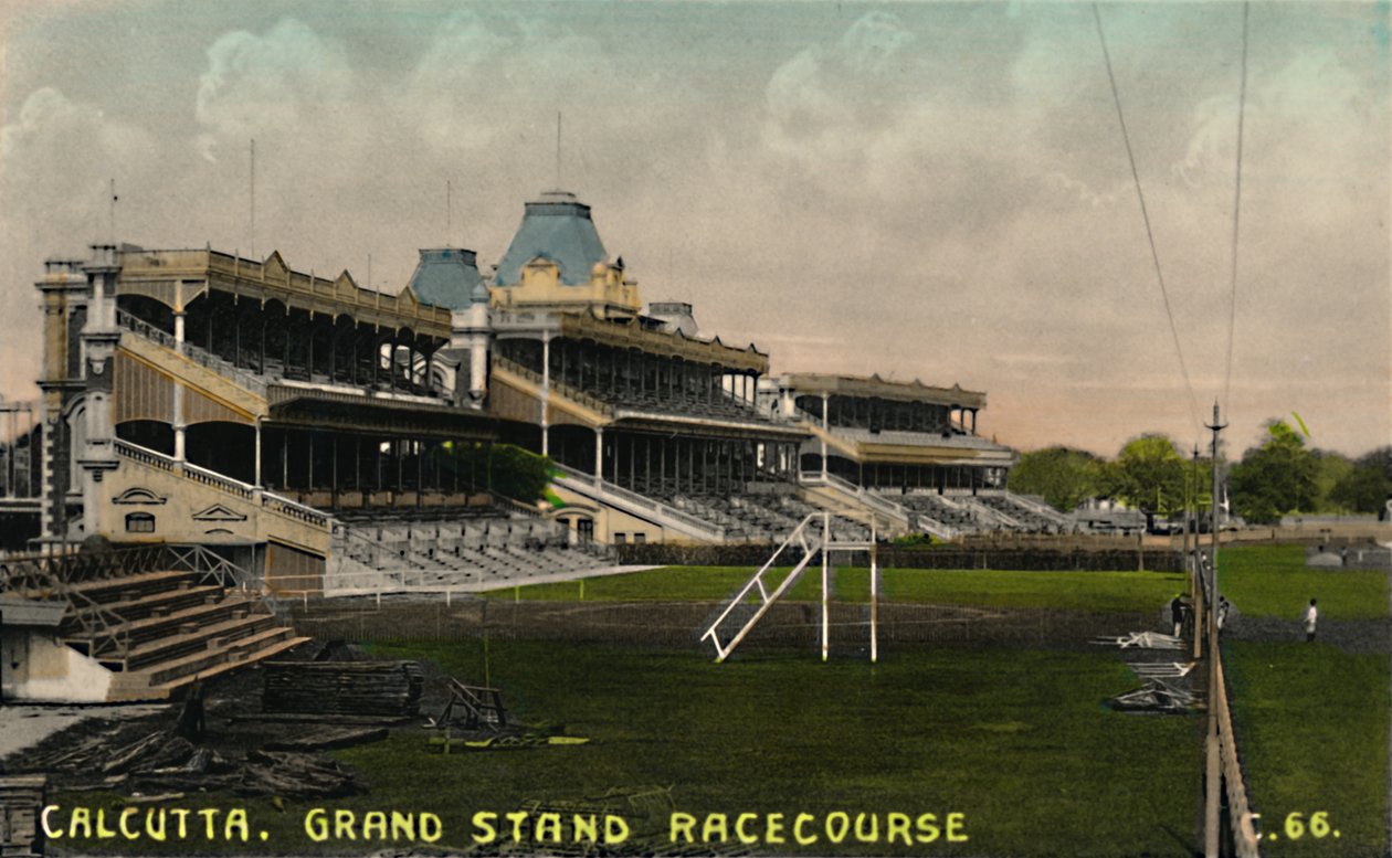 Calcuta. Tribuna del hipódromo, c1930s de Unbekannt
