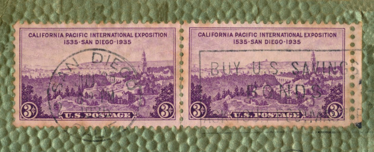 Exposición Internacional del Pacífico de California - Sello Postal de EE.UU., c1935 de Unbekannt