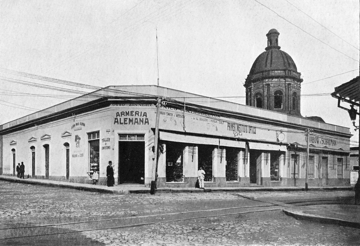 Calle Palmas, Asunción, Paraguay, 1911 de Unbekannt