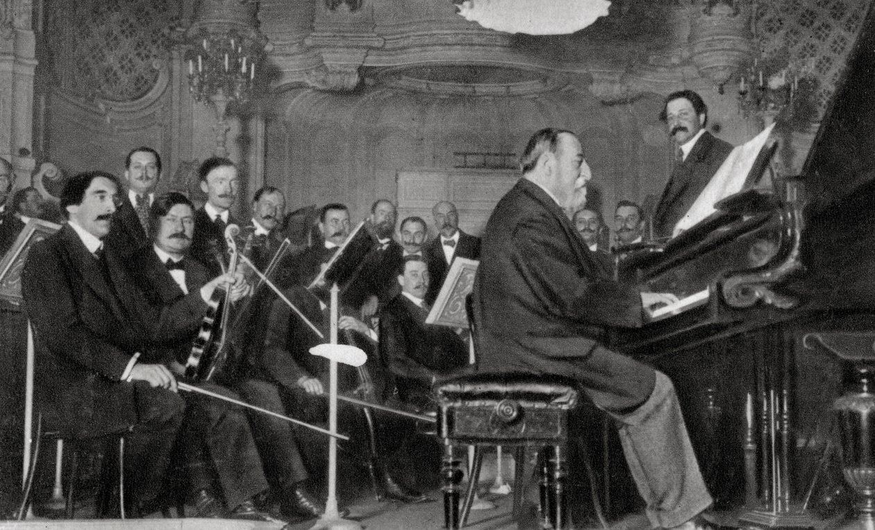 Camille Saint-Saens, compositor, músico y director francés, 1910 de Unbekannt