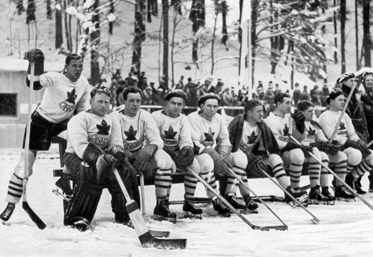 Equipo canadiense de hockey sobre hielo, Juegos Olímpicos de Invierno, Garmisch-Partenkirchen, Alemania, 1936 de Unbekannt