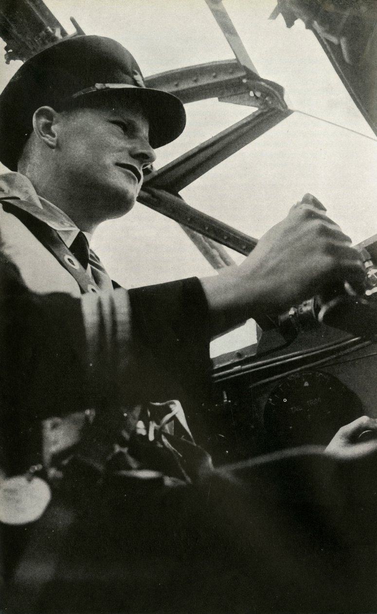 Capitán Gilbert Rae, piloto de BOAC Mosquito, Segunda Guerra Mundial, c1939-c1944 de Unbekannt