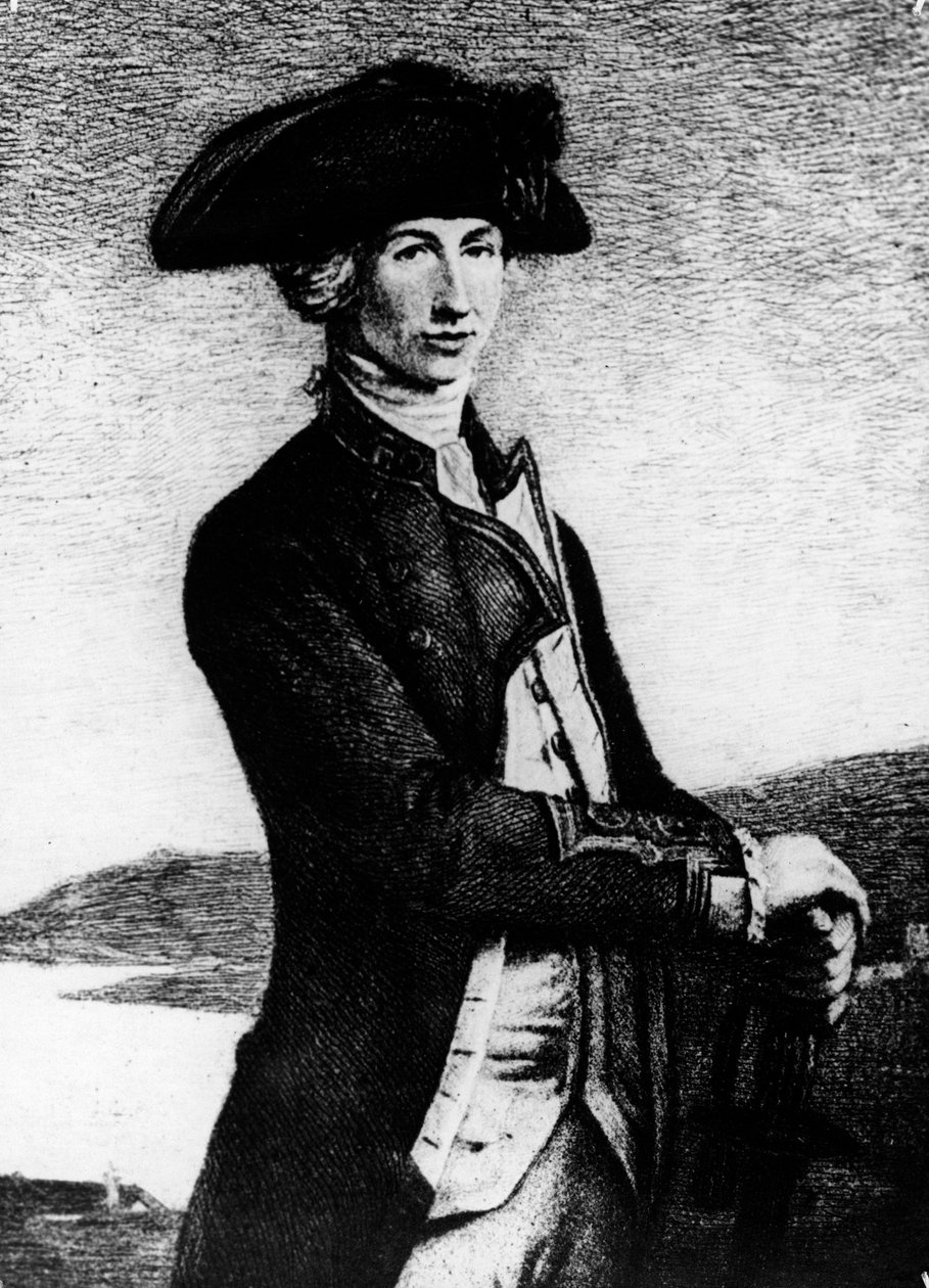 Capitán Horatio Nelson, 1777-1781, siglo XIX de Unbekannt