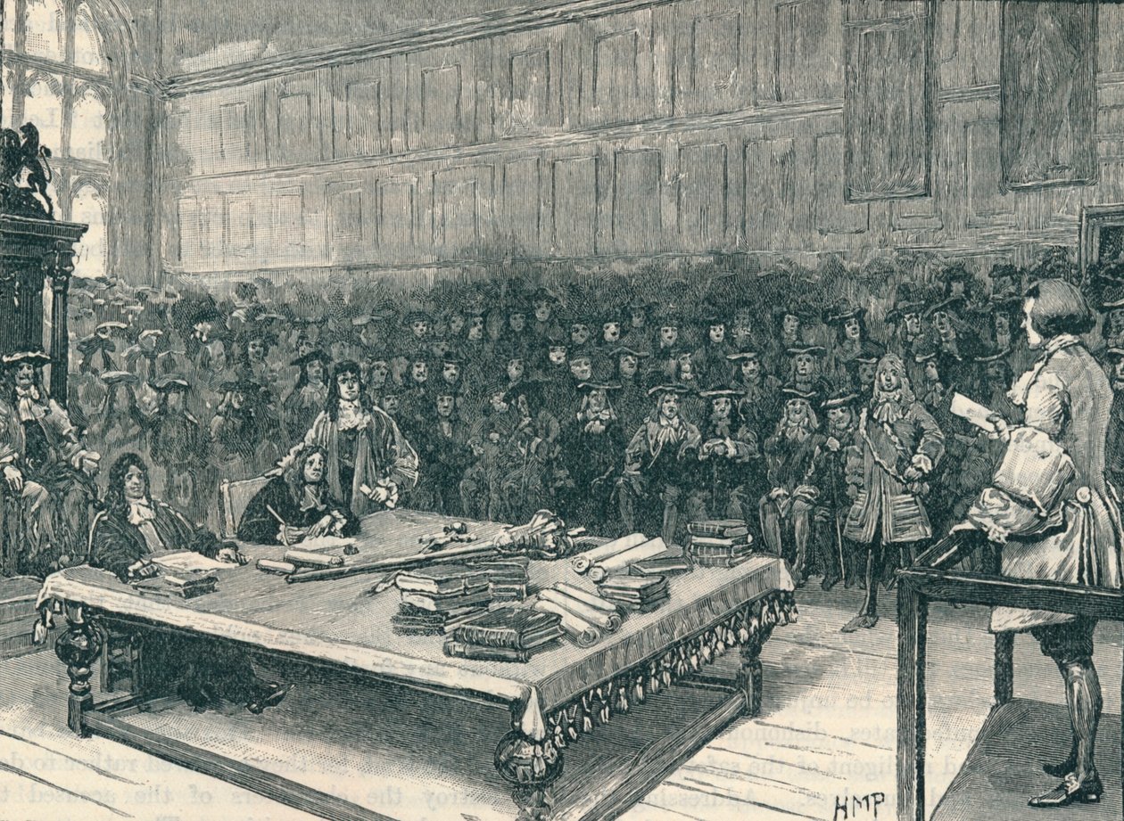 El capitán Kidd ante el Bar de la Casa de los Comunes, 1700 1905 de Unbekannt