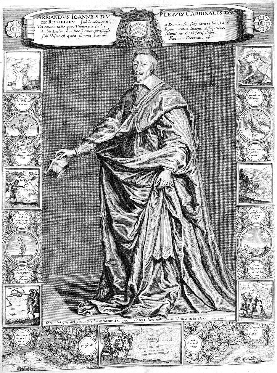 Cardenal Richelieu, c. 1637, siglo XVIII de Unbekannt