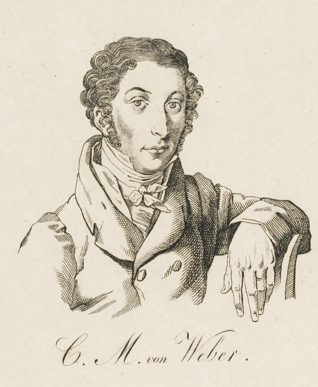 Carl Maria von Weber 1786-1826, después de 1821 de Unbekannt