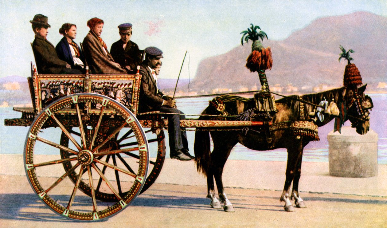 Carro, Palermo, Sicilia, c. 1923 de Unbekannt